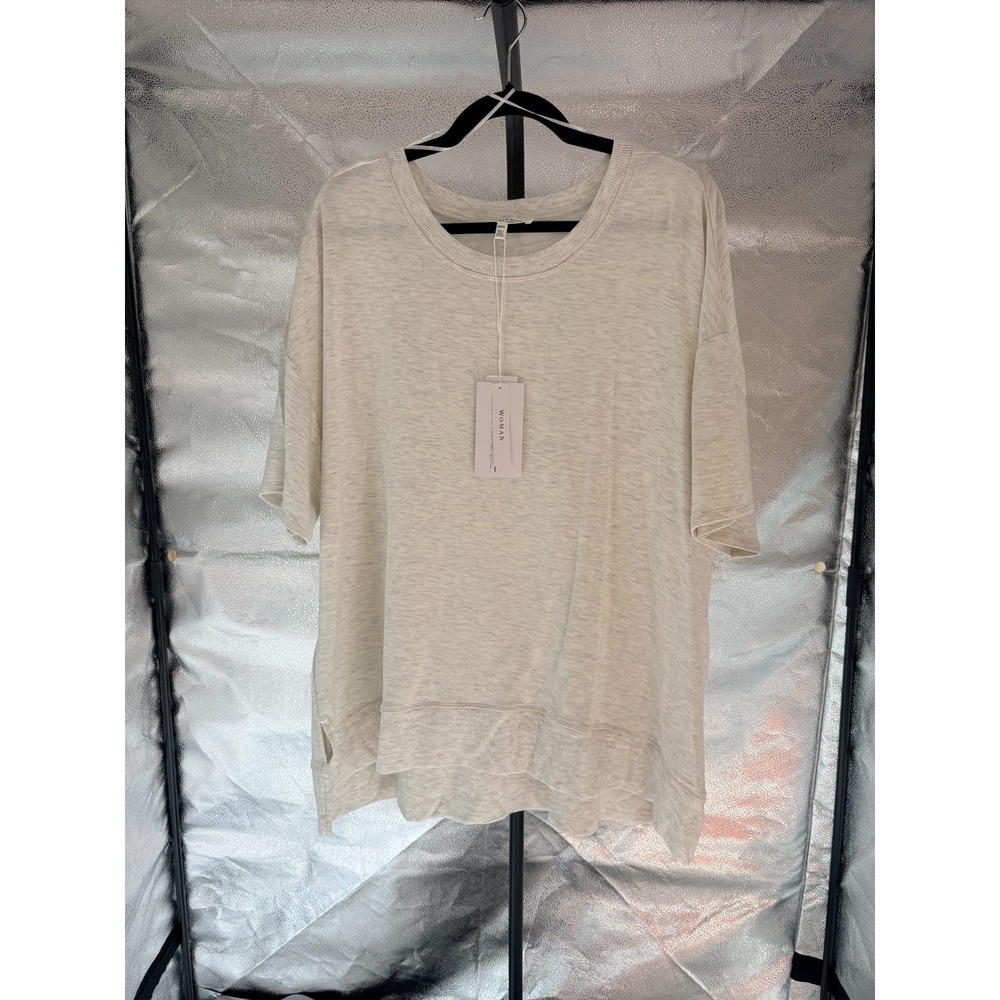 Workshop Short Sleeve, Heather Gray Sweatshirt Sz 2X 0027